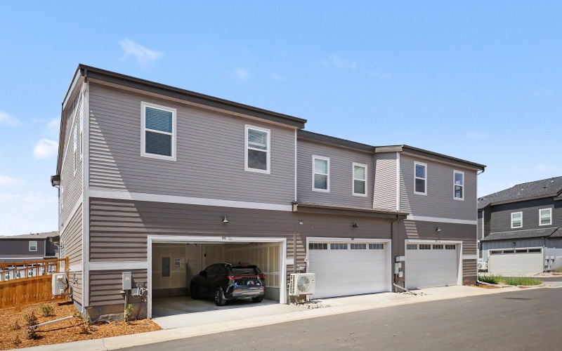 8' tall, direct-access two-car garages